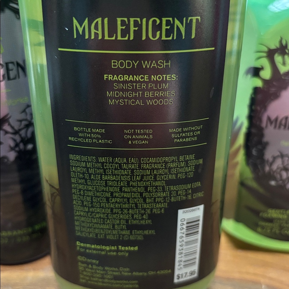 Bath & Body Works Disney Villains Maleficent Mist, Body Wash, and Hand Soap - Picture 2 of 2